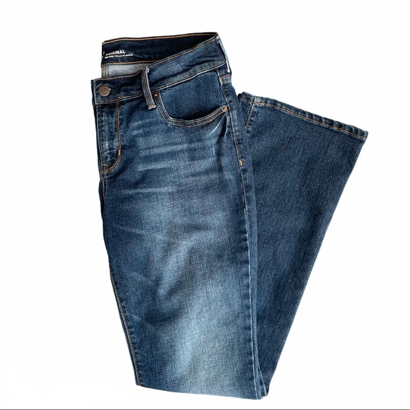 Old Navy Original Mid-Rise Blue Denim Jeans Size 6 - Picture 7 of 8